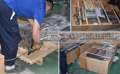 80噸標準型氣液增壓缸產品圖打包發貨 80噸標準型氣液增壓缸產品圖打包發貨