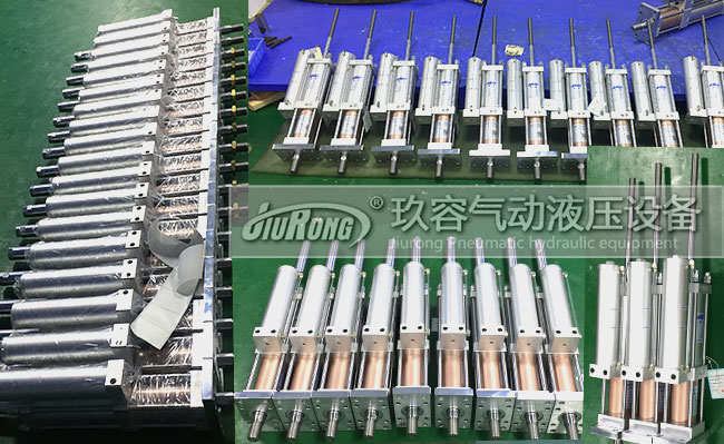 40臺3噸力行程可調氣液增壓缸產品圖 40臺3噸力行程可調氣液增壓缸產品圖