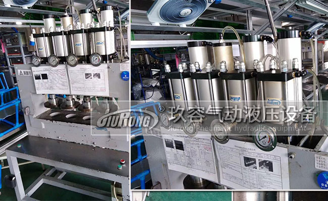 通用型氣液增壓缸在客戶的切邊機上的應用 通用型氣液增壓缸在客戶的切邊機上的應用