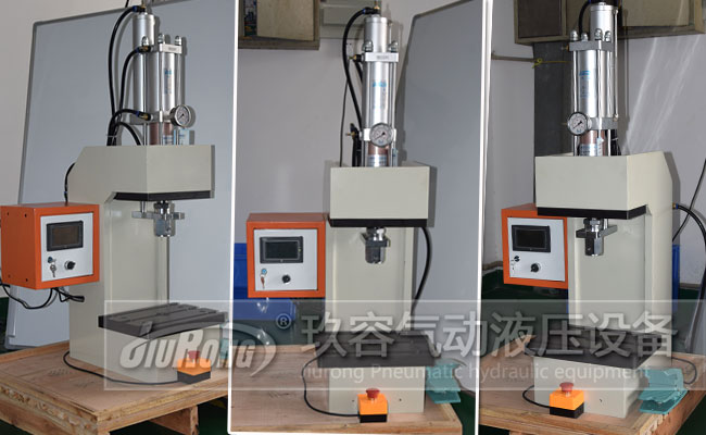 3噸不帶底座半弓型氣液增壓壓力機產品多角度展示 3噸不帶底座半弓型氣液增壓壓力機產品多角度展示