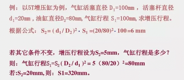 增壓行程計(jì)算 增壓行程計(jì)算