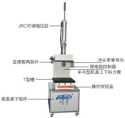 C型氣液壓力機帶底座 C型氣液壓力機帶底座