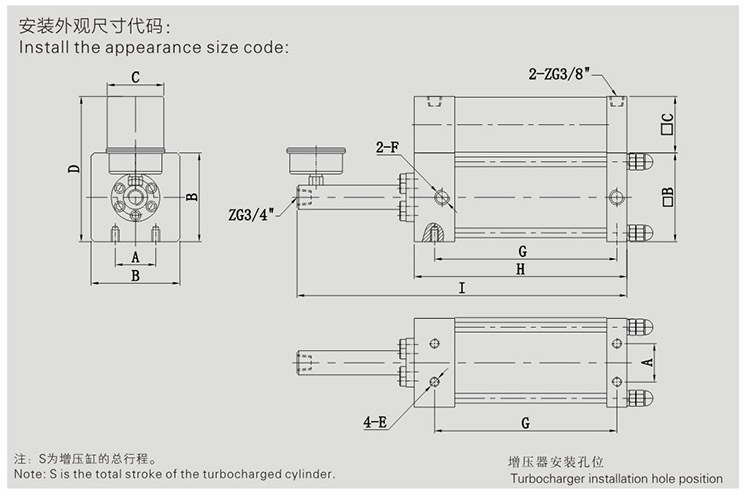 JRU直壓式氣液增壓器設計圖 JRU直壓式氣液增壓器設計圖